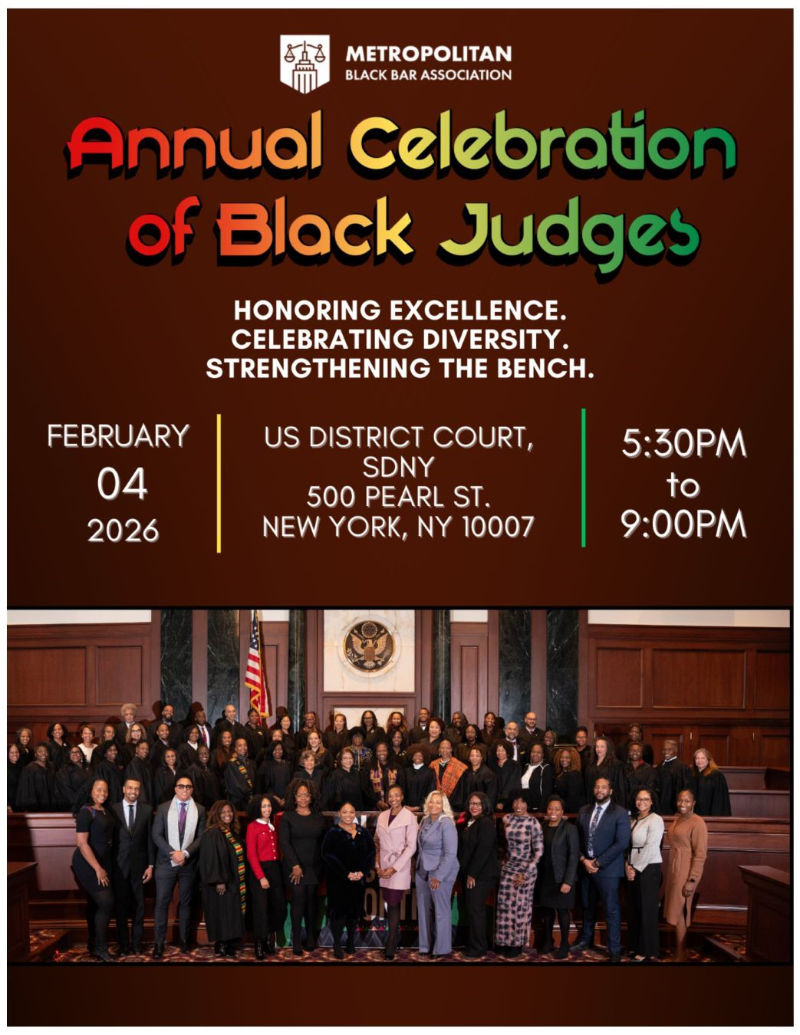 annual celebration of black judges